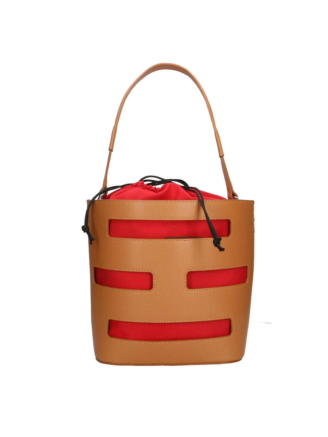 Borsa a secchiello da donna In Vera pelle | Gave Lux | GLX2269396023FBG-CUOIO