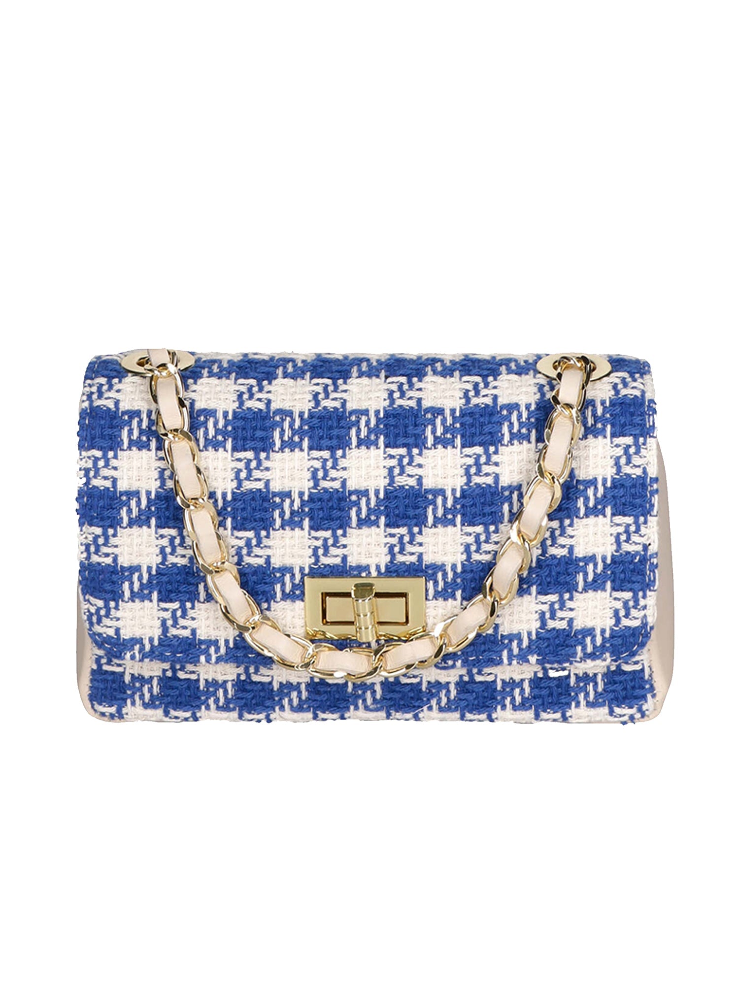 Borsa a spalla da Donna in Cotone | Gave Lux | GLX220501523FBG-22_BLU_ELETTRICO