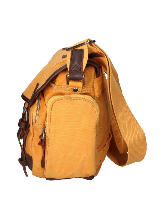 My Unisex Canvas and Leather Shoulder Bag