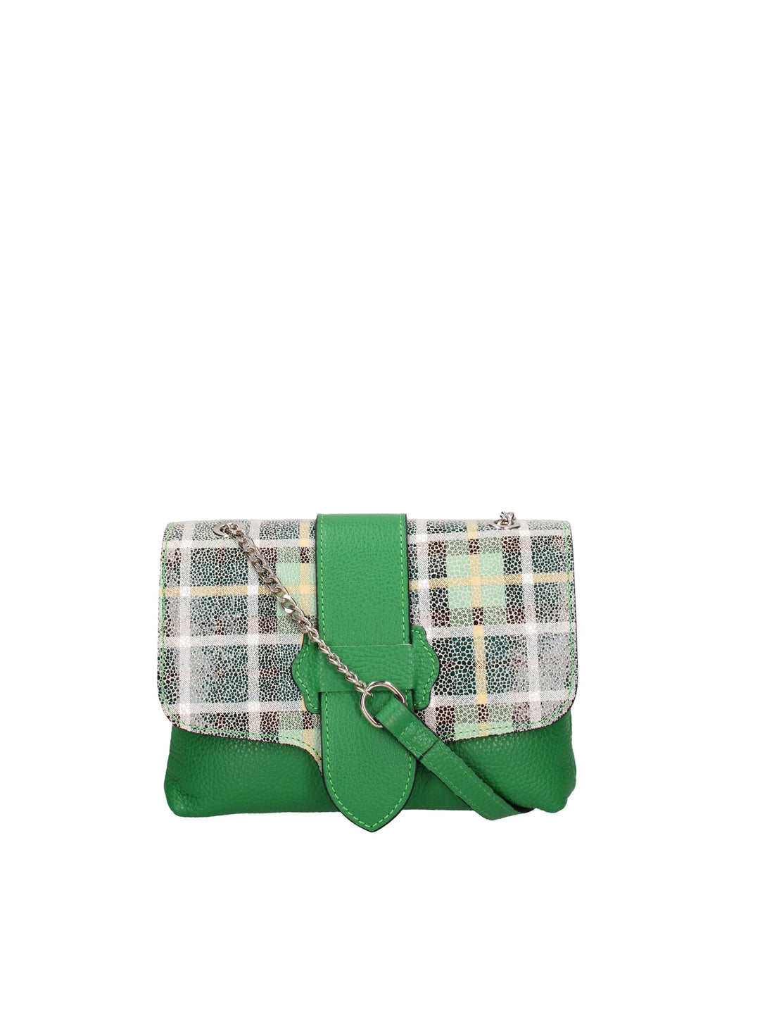borsa a tracolla da donna In Vera pelle | gave lux | GLX2219494223FBG-VERDE+VERDE