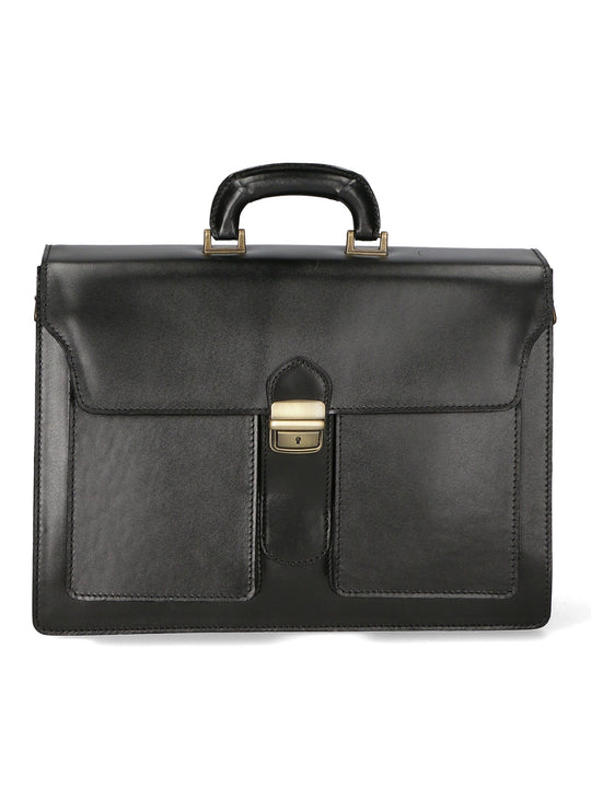 Borsa da lavoro da Uomo in Vera Pelle | Gave Lux | GLX22700123FBG-NERO