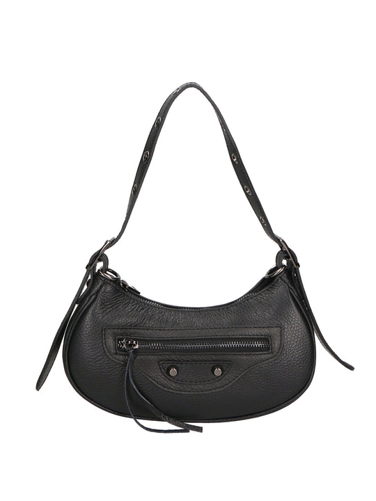 Borsa a spalla da Donna in Vera Pelle | Gave Lux | GLX220570823FBG-D28_NERO_BLACK
