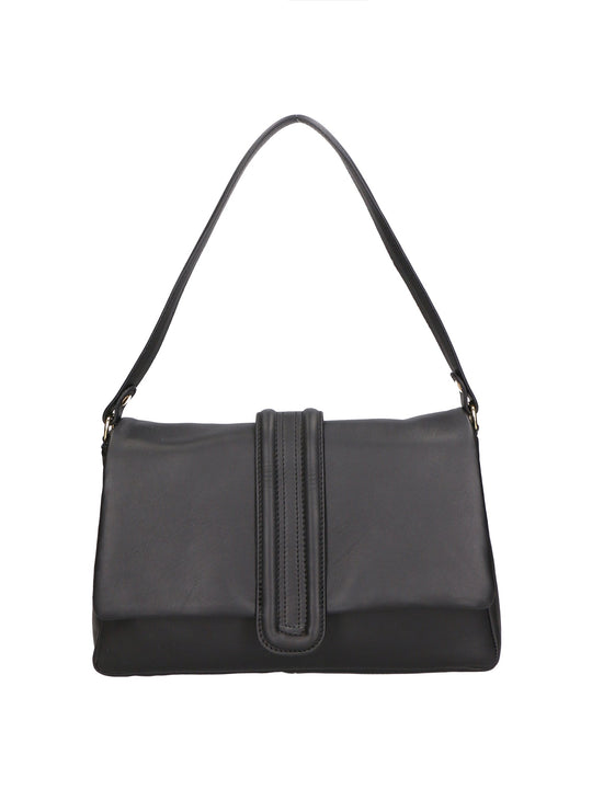 Borsa a spalla da donna In Vera pelle | gave lux | GLX220649623FBG-NERO