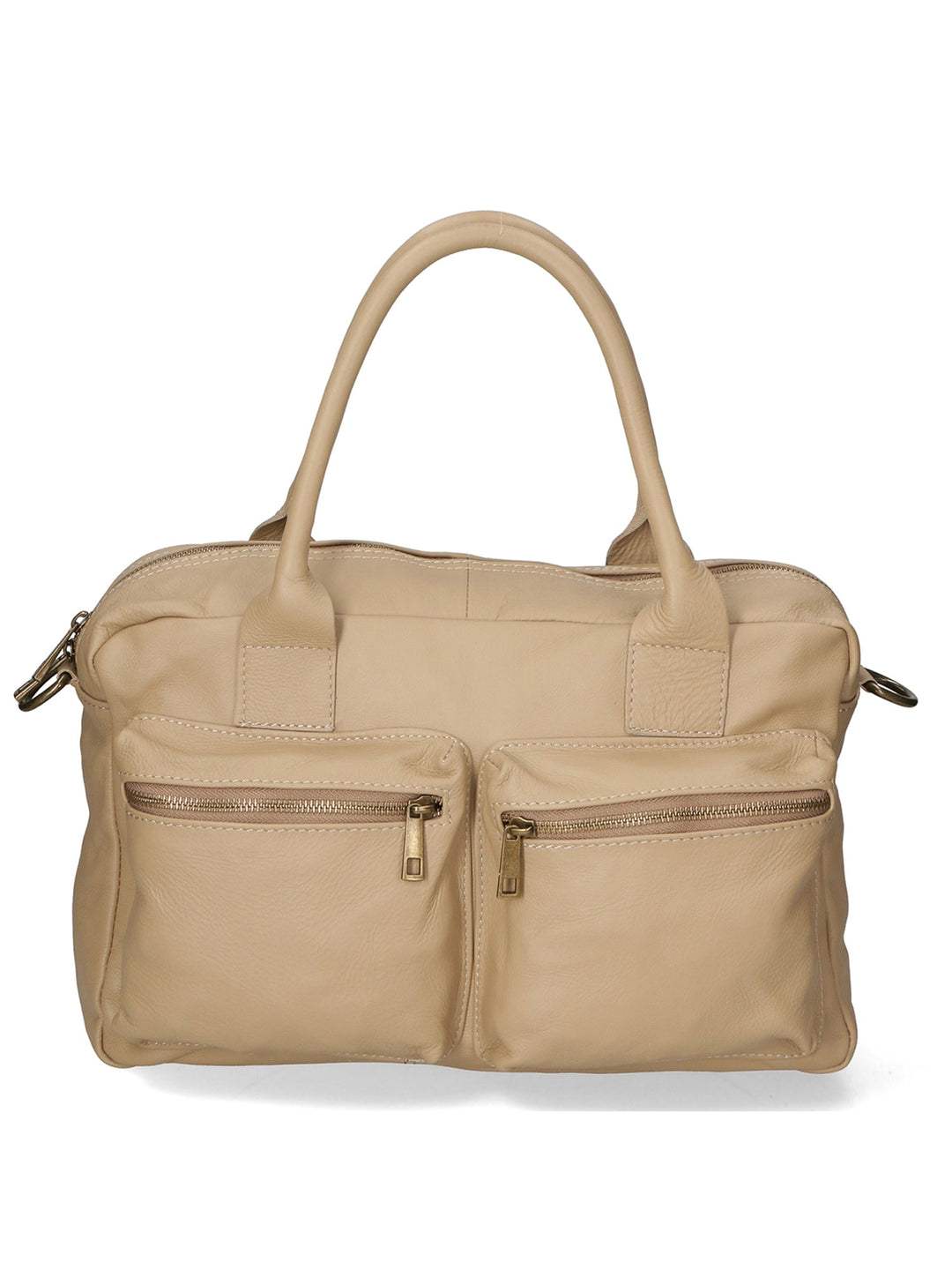 Borsa a mano da Donna in Vera Pelle | Gave Lux | GLX22617323FBG-S11_TAUPE_SCURO