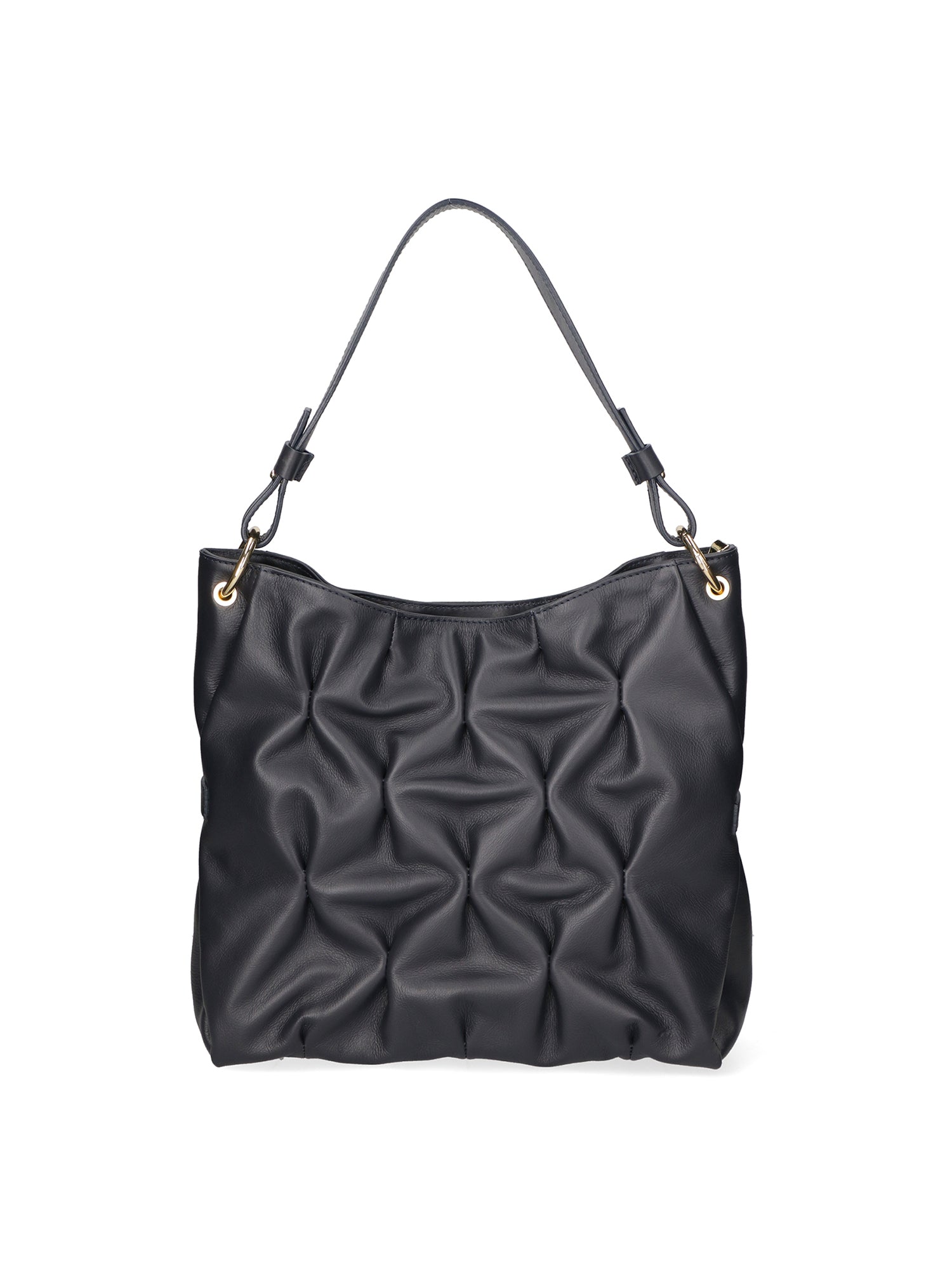 Borsa a spalla da Donna in Vera Pelle | Gave Lux | GLX220399823FBG-S26_BLU_NOTTE