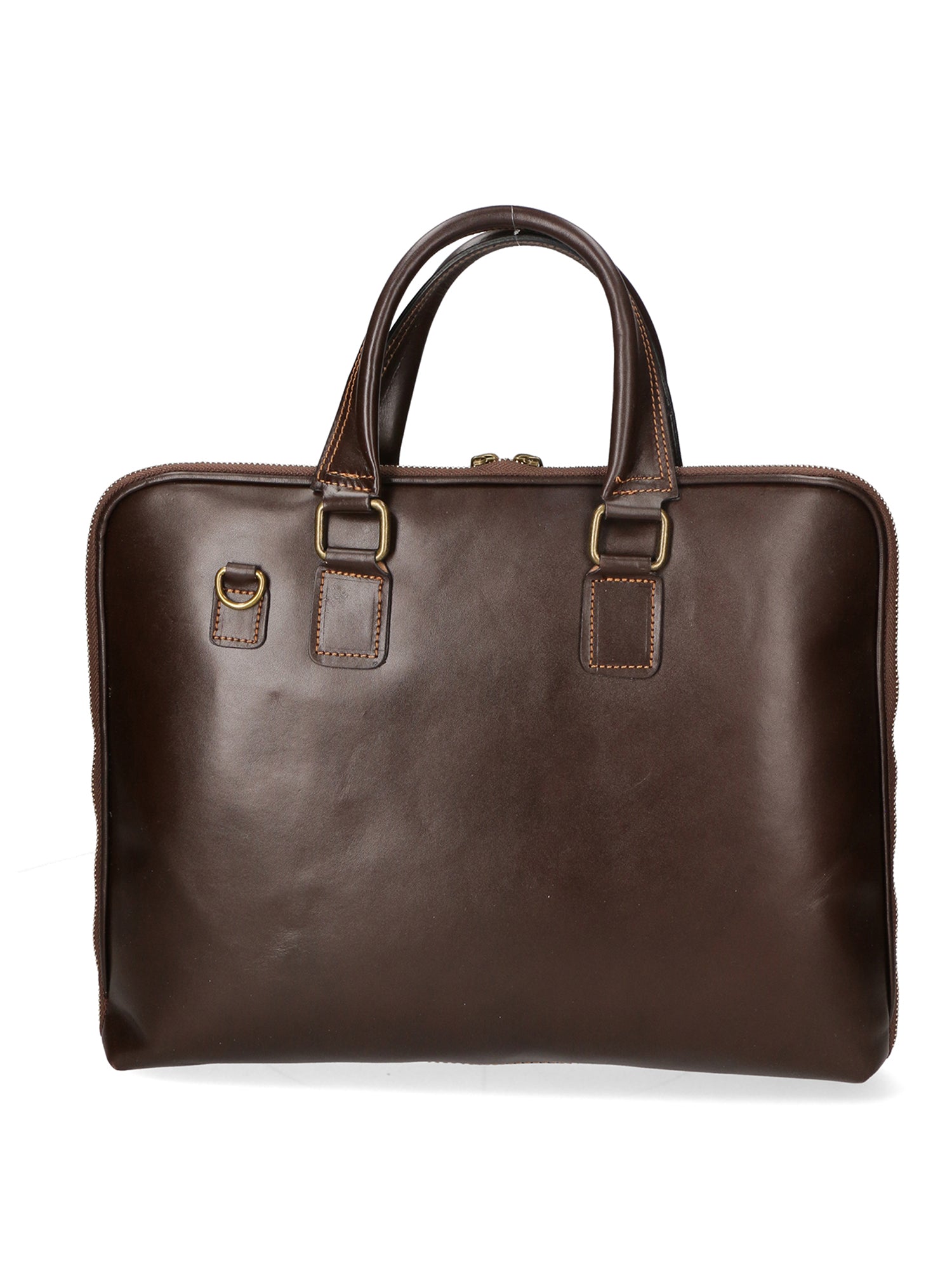 borsa a mano Unisex in Vera Pelle | Gave Lux | GLX22903323FBG-TMORO_DARK_BROWN
