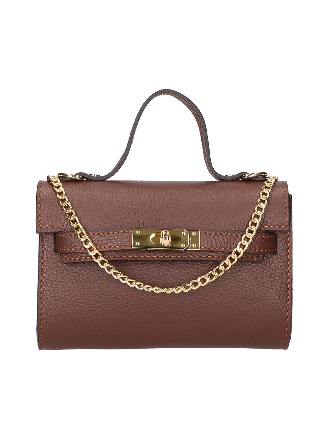 Uma Damen-Clutch aus echtem Leder