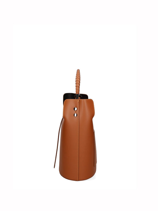 Damen-Beuteltasche aus echtem Leder