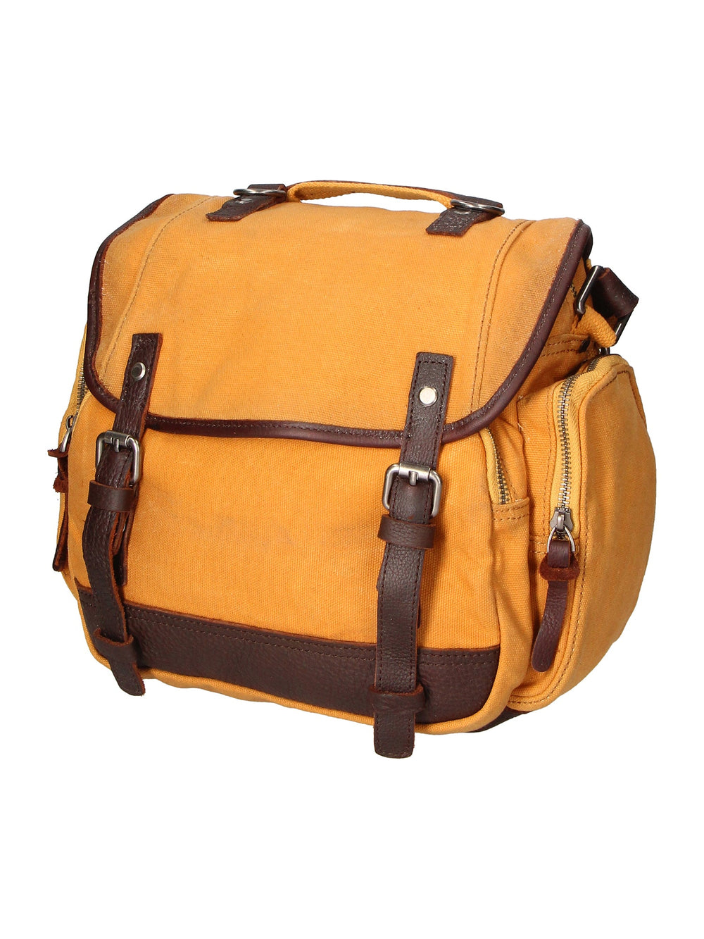 My Unisex Canvas and Leather Shoulder Bag