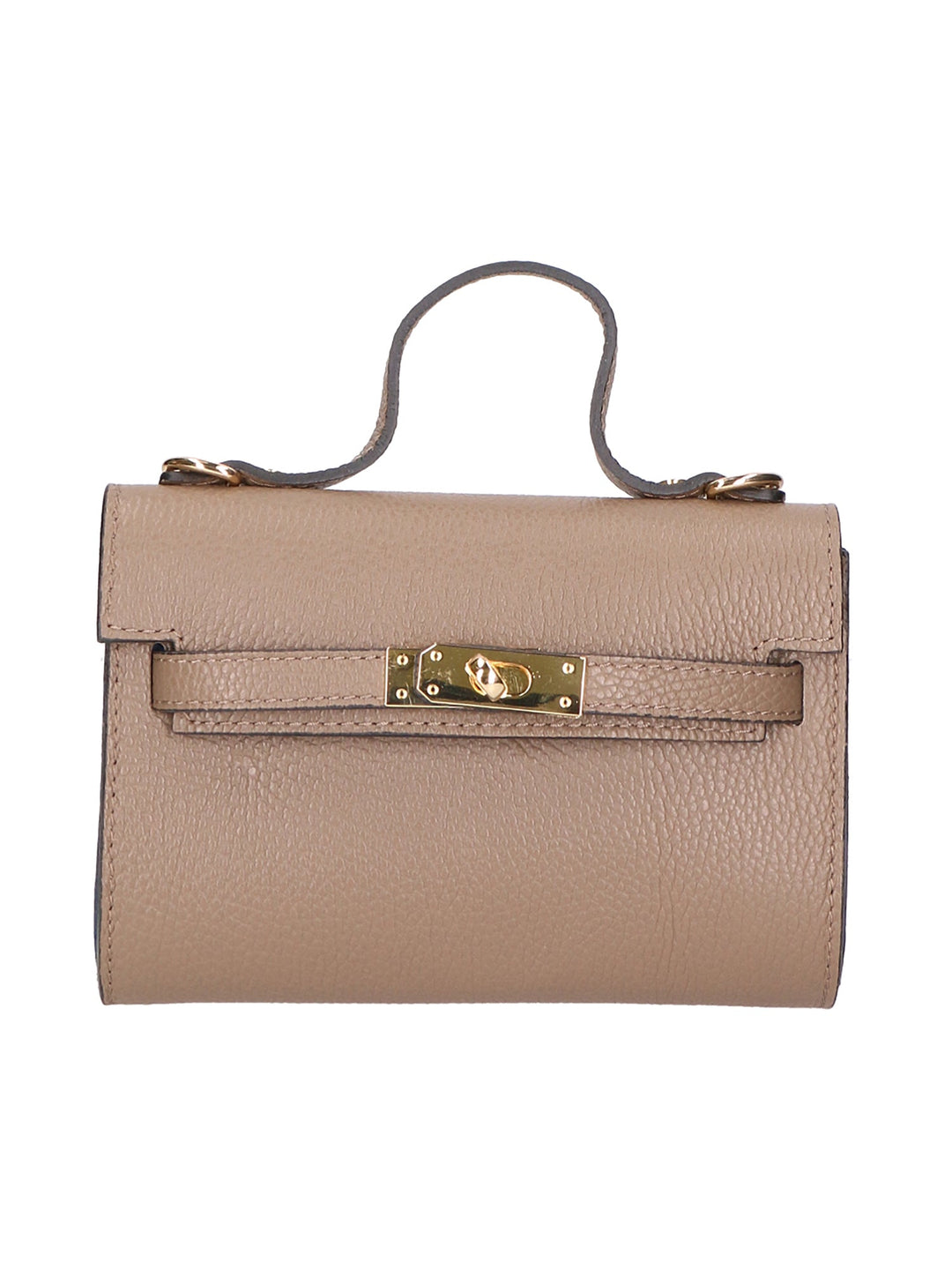 pochette da Donna in Vera Pelle | Gave Lux | GLX220652523FBG-D40_TAUPE