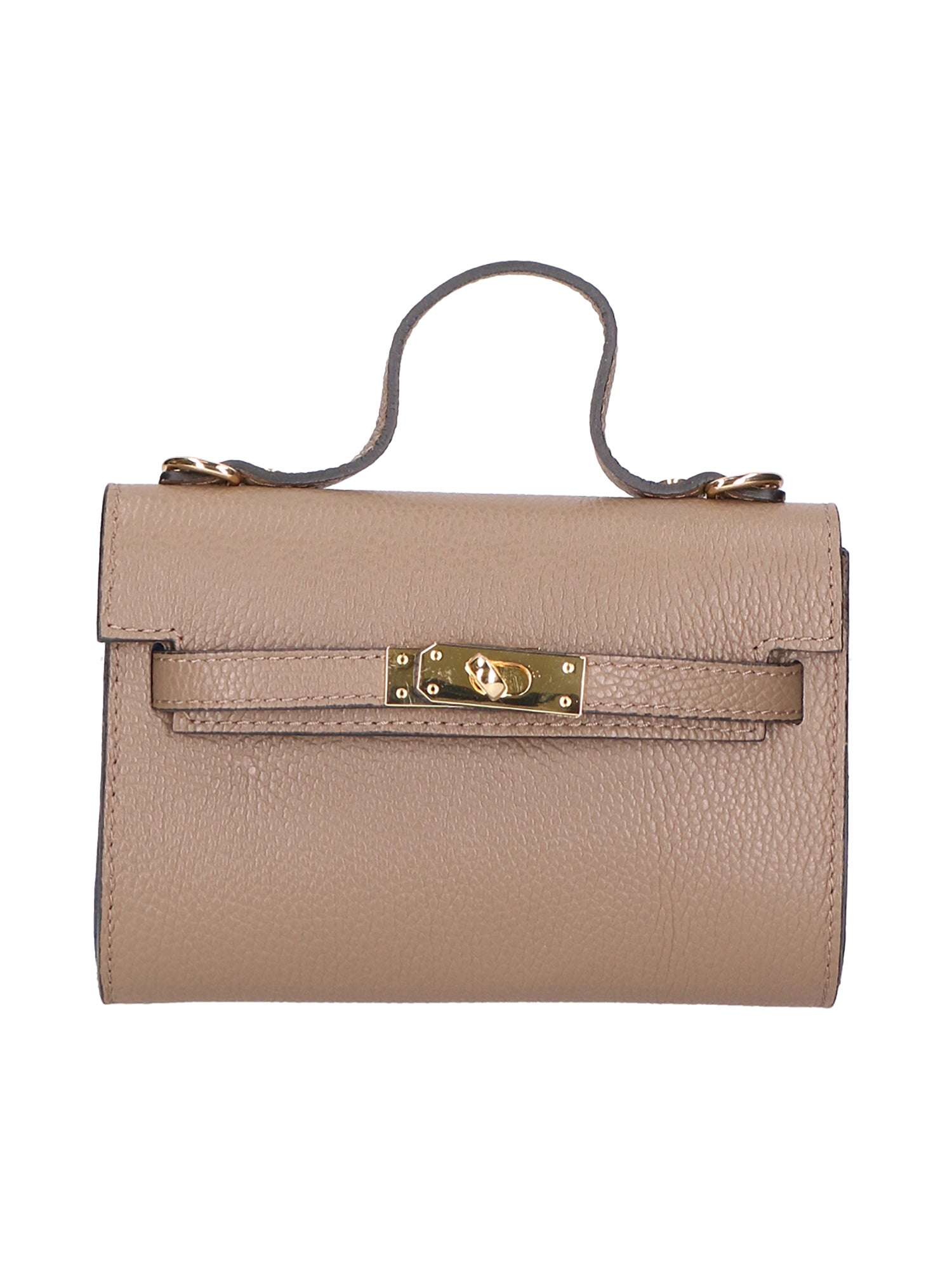 pochette da Donna in Vera Pelle | Gave Lux | GLX220652523FBG-D40_TAUPE