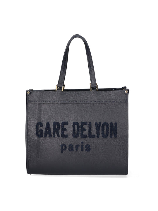 Borsa a mano da Donna in Vera Pelle | Gave Lux | GLX220422423FBG-D26_BLU_SCURO_DARK_BLUE
