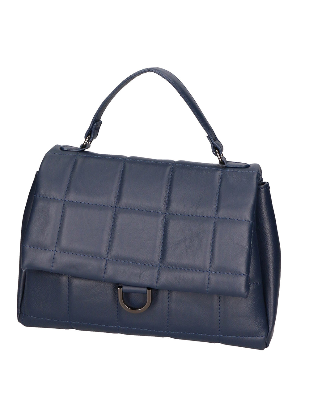Lila Damenhandtasche aus echtem Leder