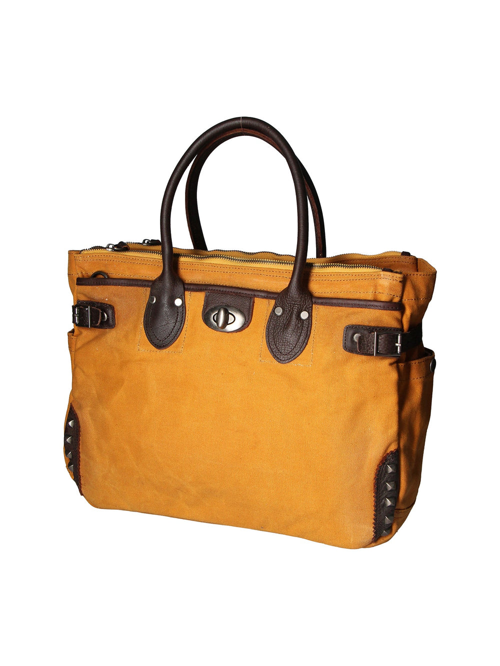 Melissa Unisex-Schultertasche aus Canvas und Leder