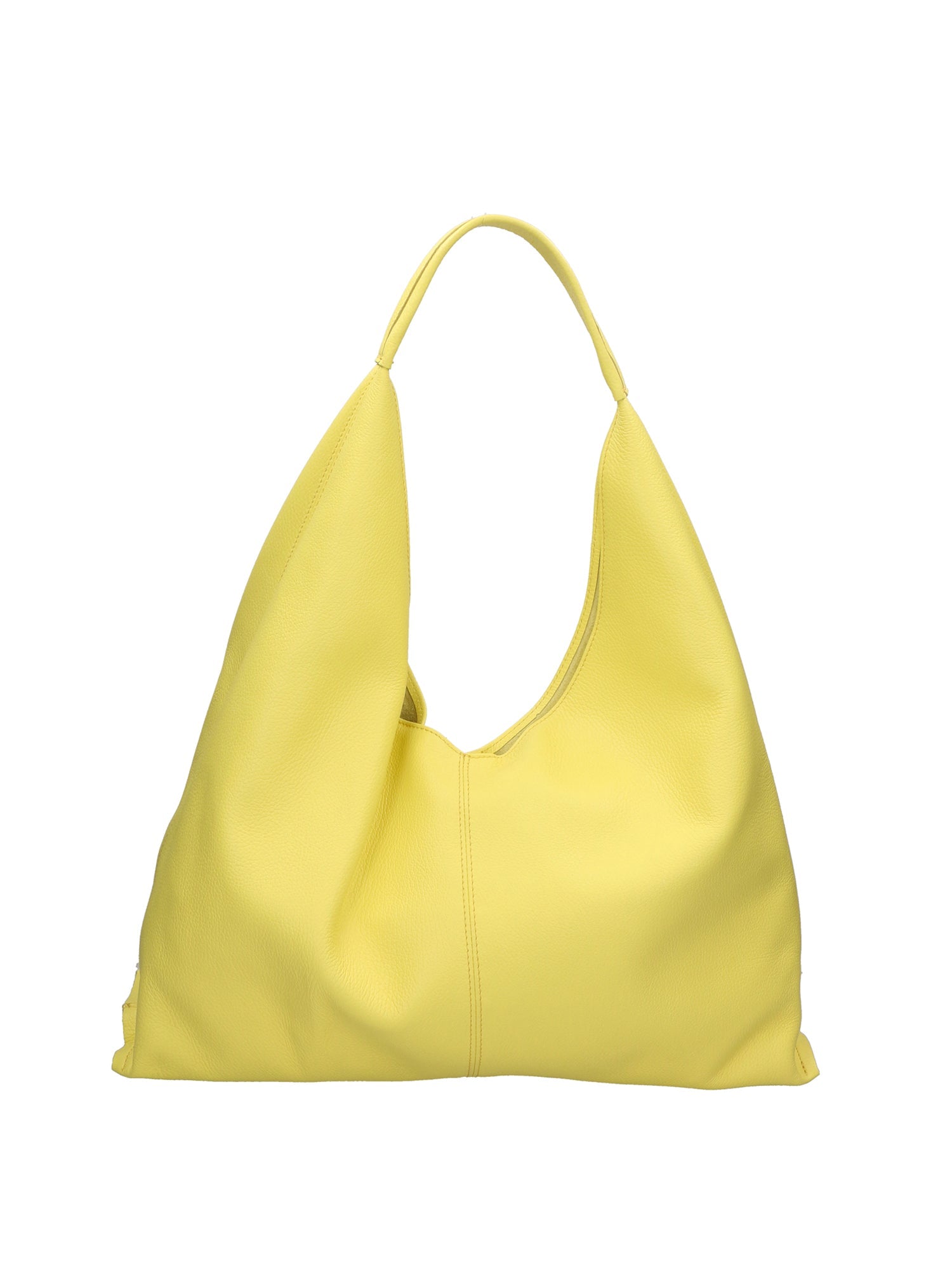 Borsa a spalla da Donna in Vera Pelle | Gave Lux | GLX220578823FBG-D84_LIMONE