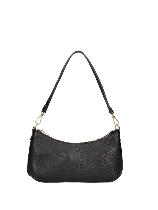 Borsa a spalla da donna In Vera pelle | Gave Lux | GLX220740023FBG-D28_NERO