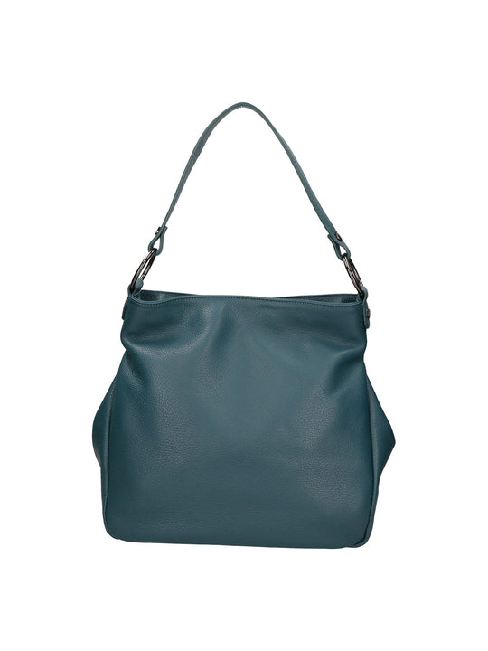 Borsa a spalla da Donna in Vera Pelle | Gave Lux | GLX220571023FBG-D33_PETROLIO