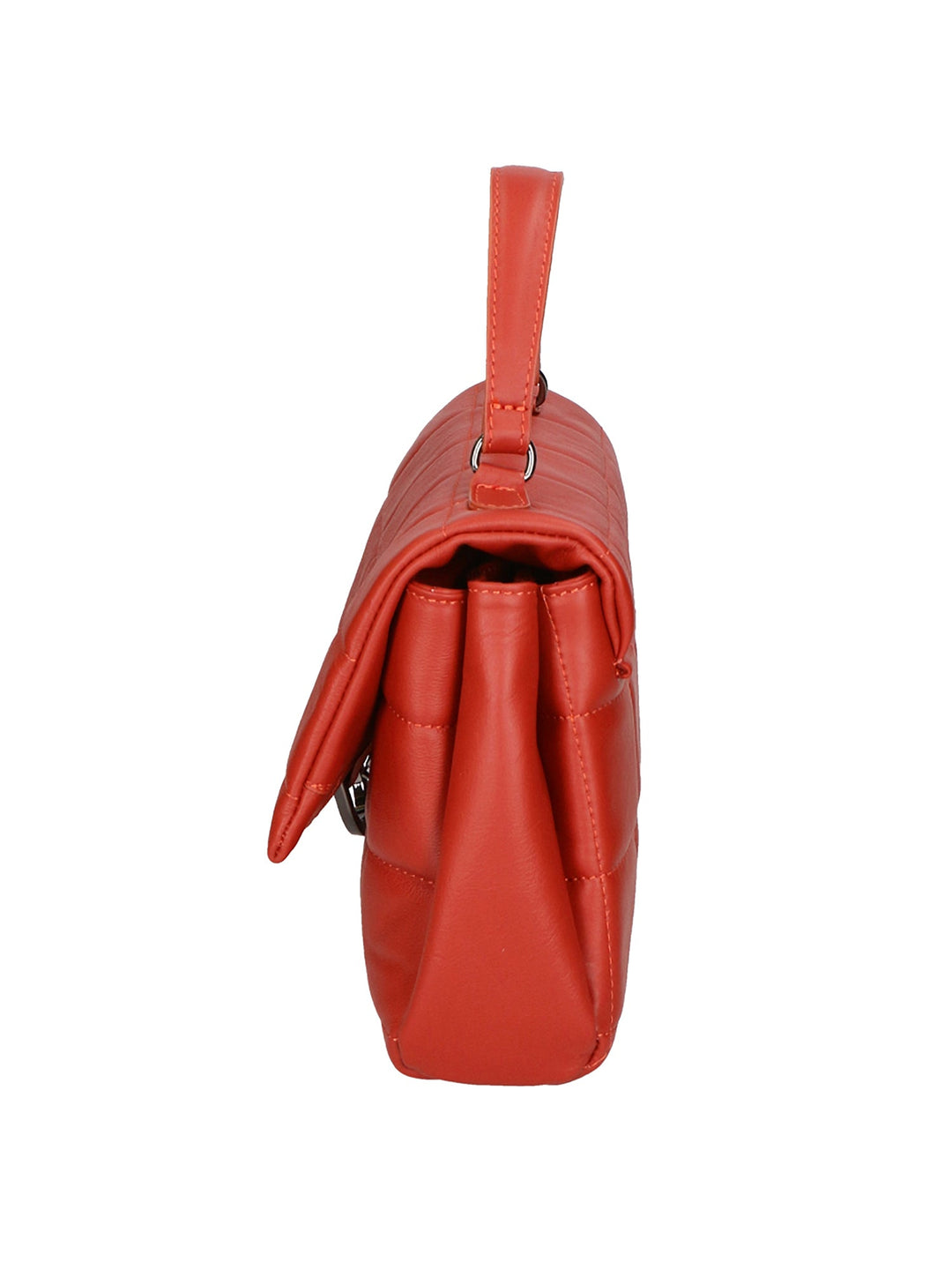 Lila Damenhandtasche aus echtem Leder