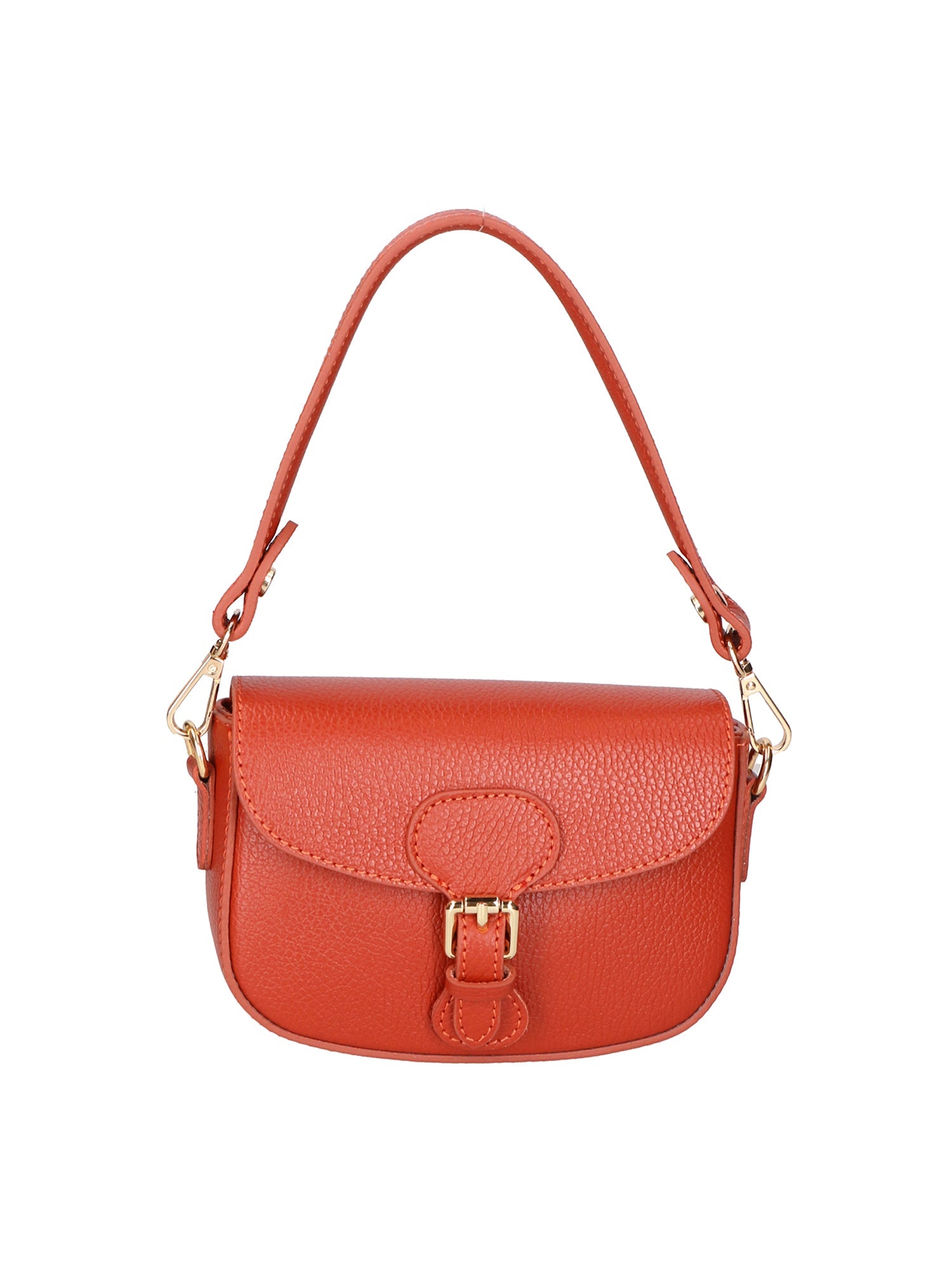 Borsa a spalla da Donna in Vera Pelle | gave lux | GLX220652623FBG-D61_MATTONE