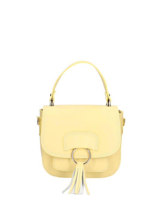 Borsa a mano da donna In Vera pelle | Gave Lux | GLX22152423FBG-GIALLO