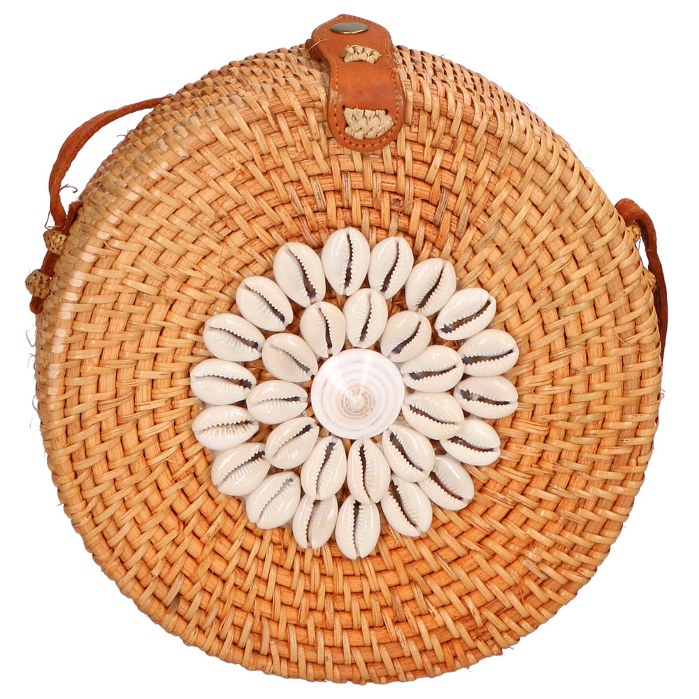 Jessica Borsa a tracolla da Donna in Paglia Intrecciata a mano