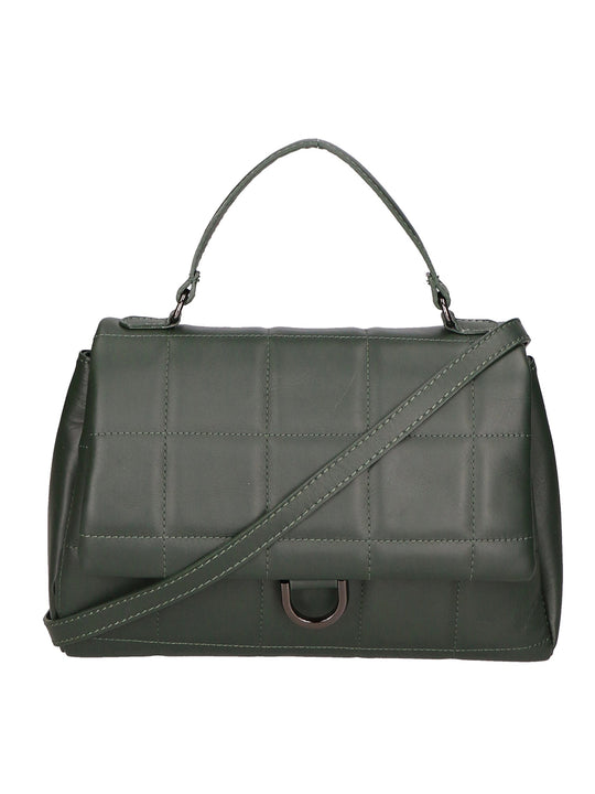 Lila Damenhandtasche aus echtem Leder
