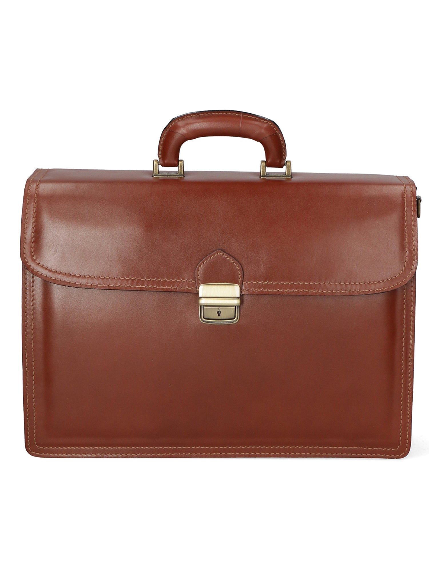 Borsa da lavoro da Uomo in Vera Pelle | Gave Lux | GLX22700223FBG-MARRONE