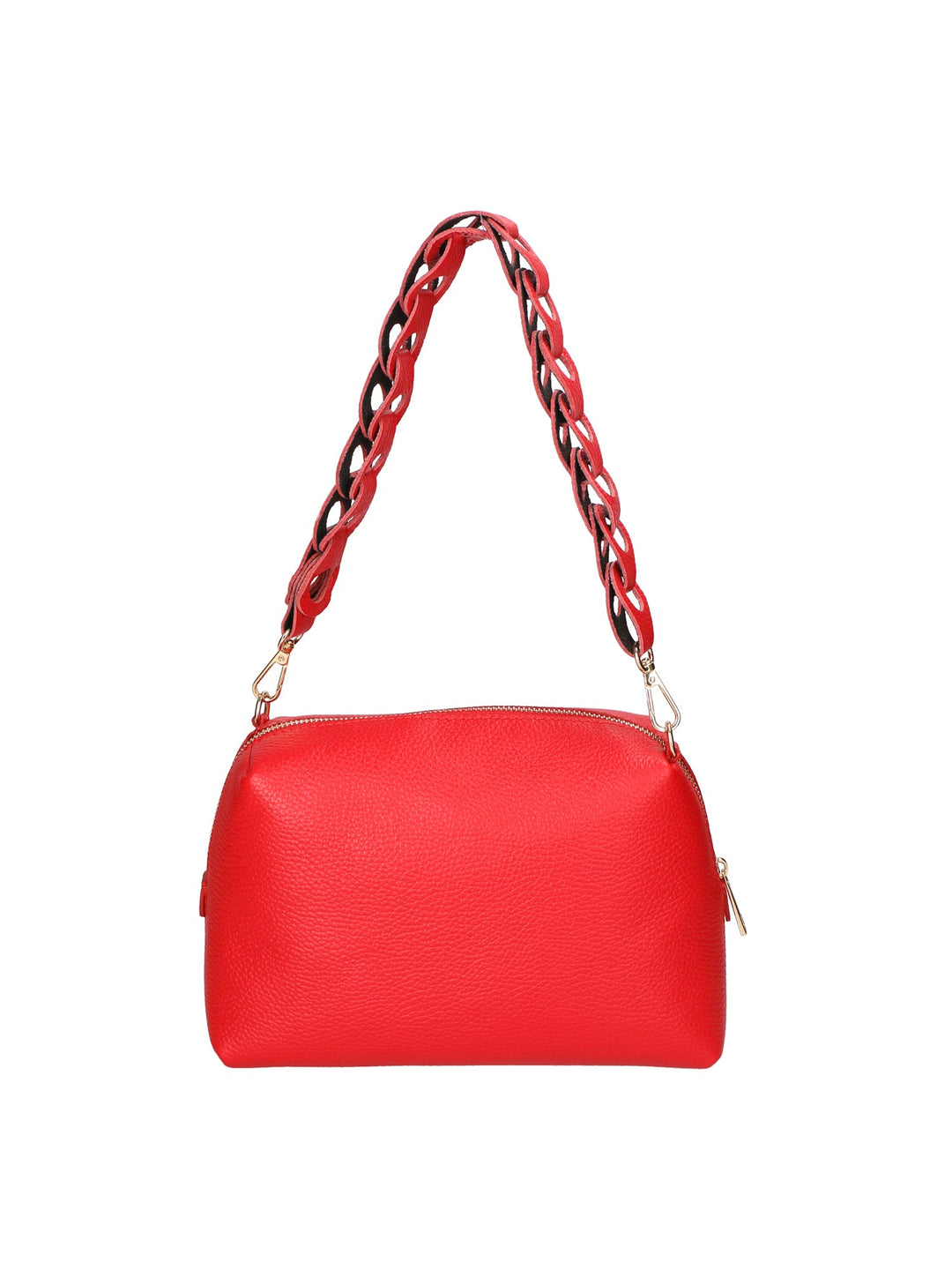 Borsa a spalla da Donna in Vera Pelle | Gave Lux | GLX220644323FBG-ROSSO_FERRARI