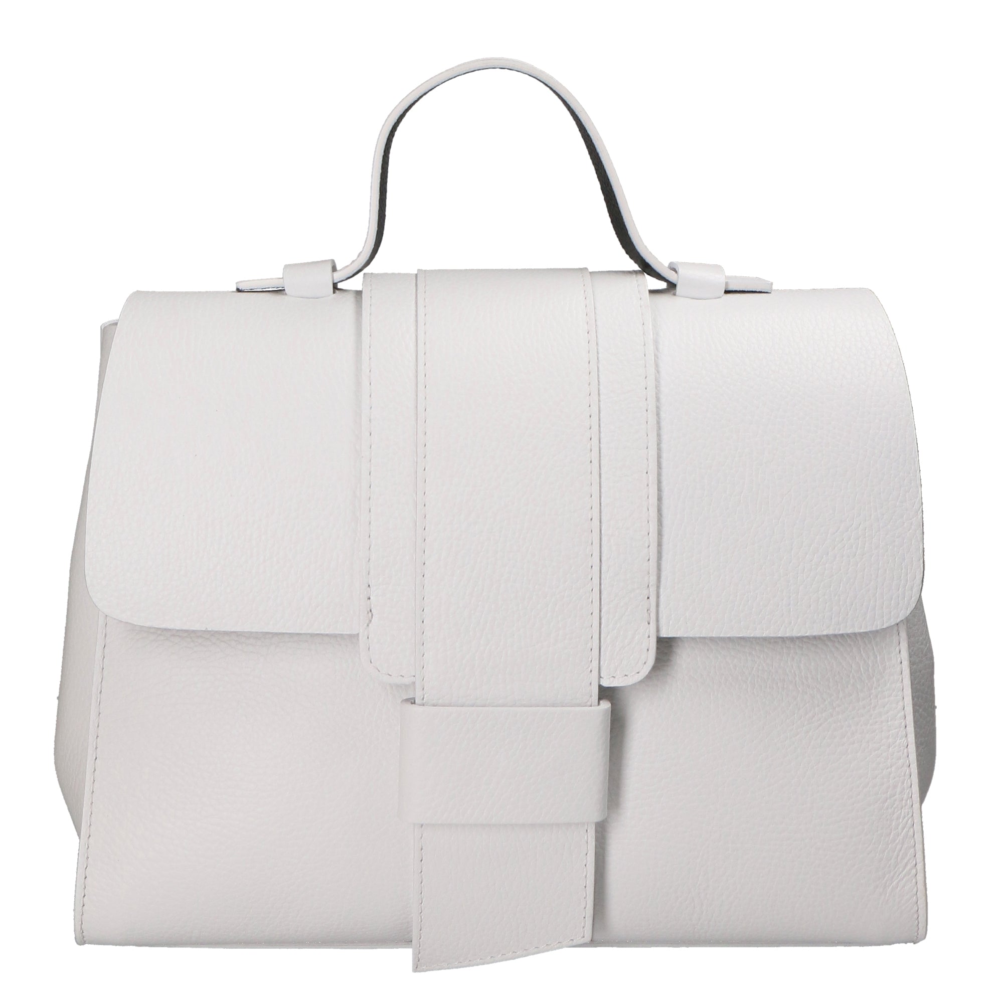 Borsa a mano da Donna in Vera Pelle | Gave Lux | GLX220624423FBG-D01_BIANCO+D28_NERO