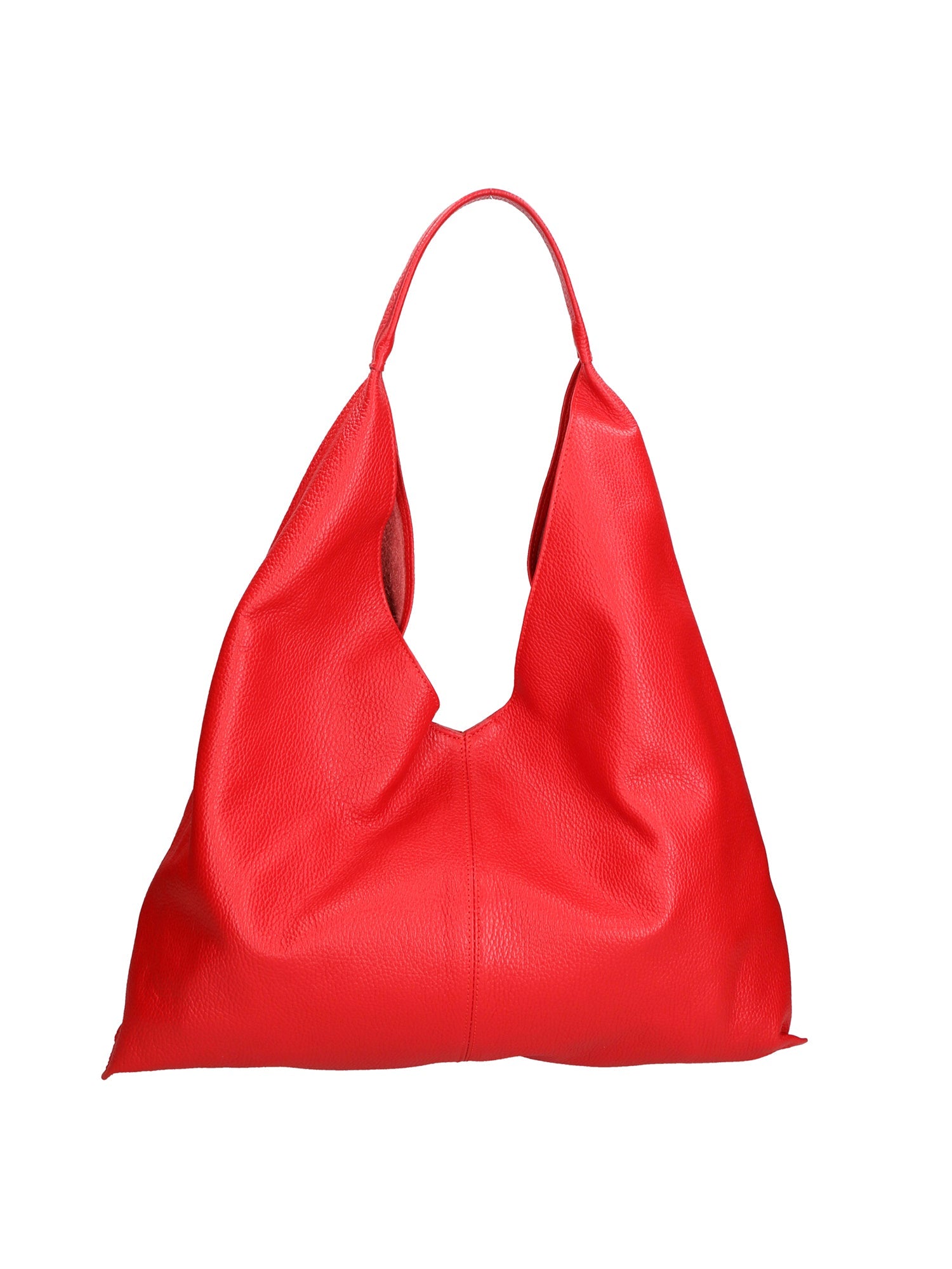 Borsa a spalla da Donna in Vera Pelle | Gave Lux | GLX220578823FBG-D58_ROSSO_FUOCO