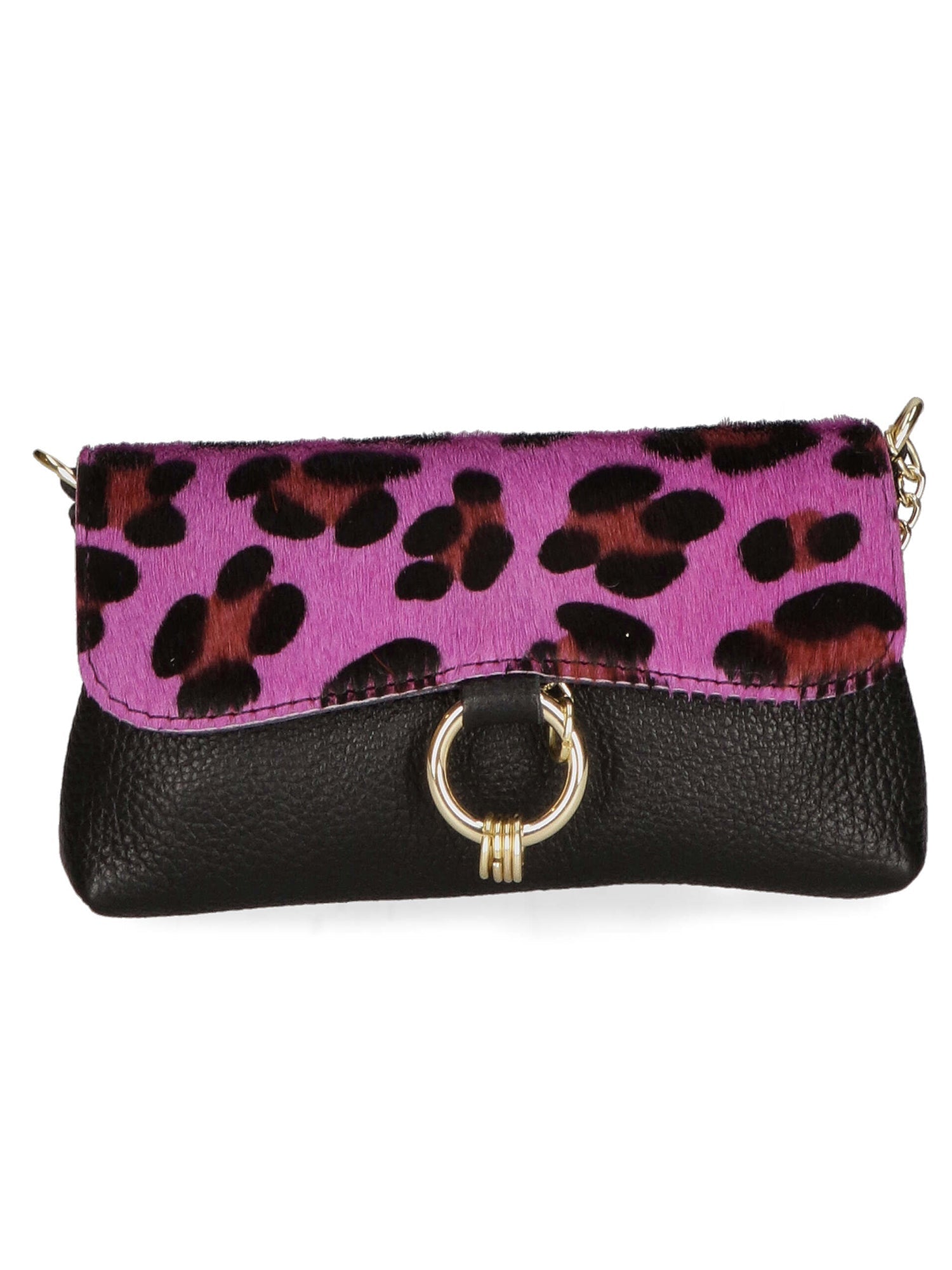 Pochette da Donna in Vera Pelle | Gave Lux | GLX220476023FBG-LEO_G_FUXIA