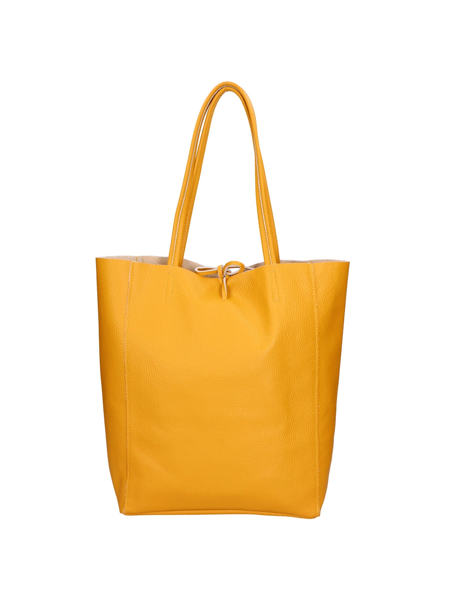 Borsa a mano da Donna in Vera Pelle | Gave Lux | GLX220673323FBG-D36_SENAPE_MUSTARD