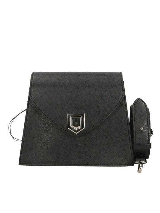 Borsa a spalla da Donna in Vera Pelle | Gave Lux | GLX2219384223FBG-NERO_BLACK