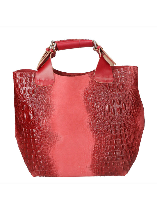 Borsa a spalla da Donna in Vera Pelle | Gave Lux | GLX229007_123FBG-ROSSO