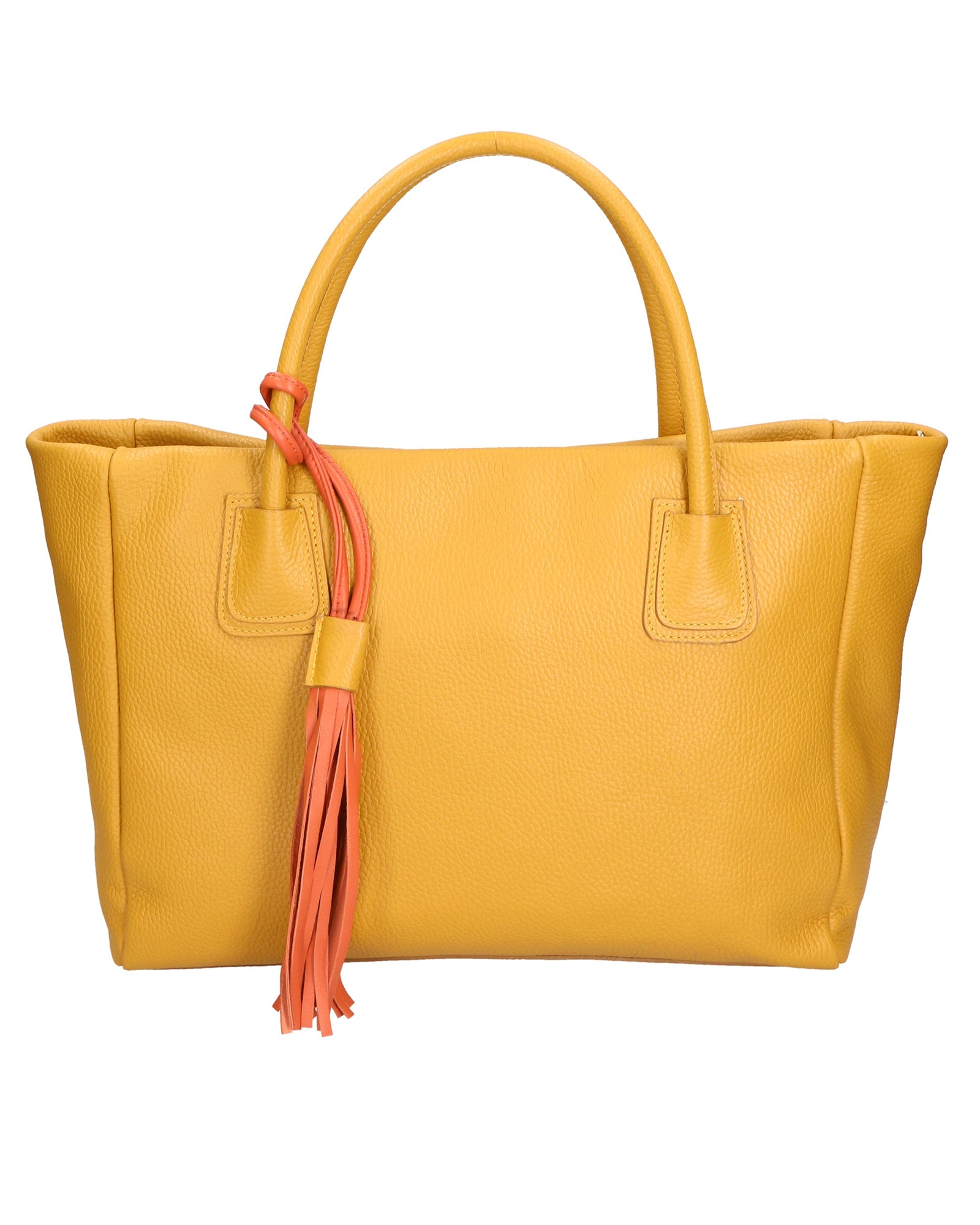 Borsa a spalla da Donna in Vera Pelle | gave lux | GLX220650323FBG-D36_SENAPE_MUSTARD