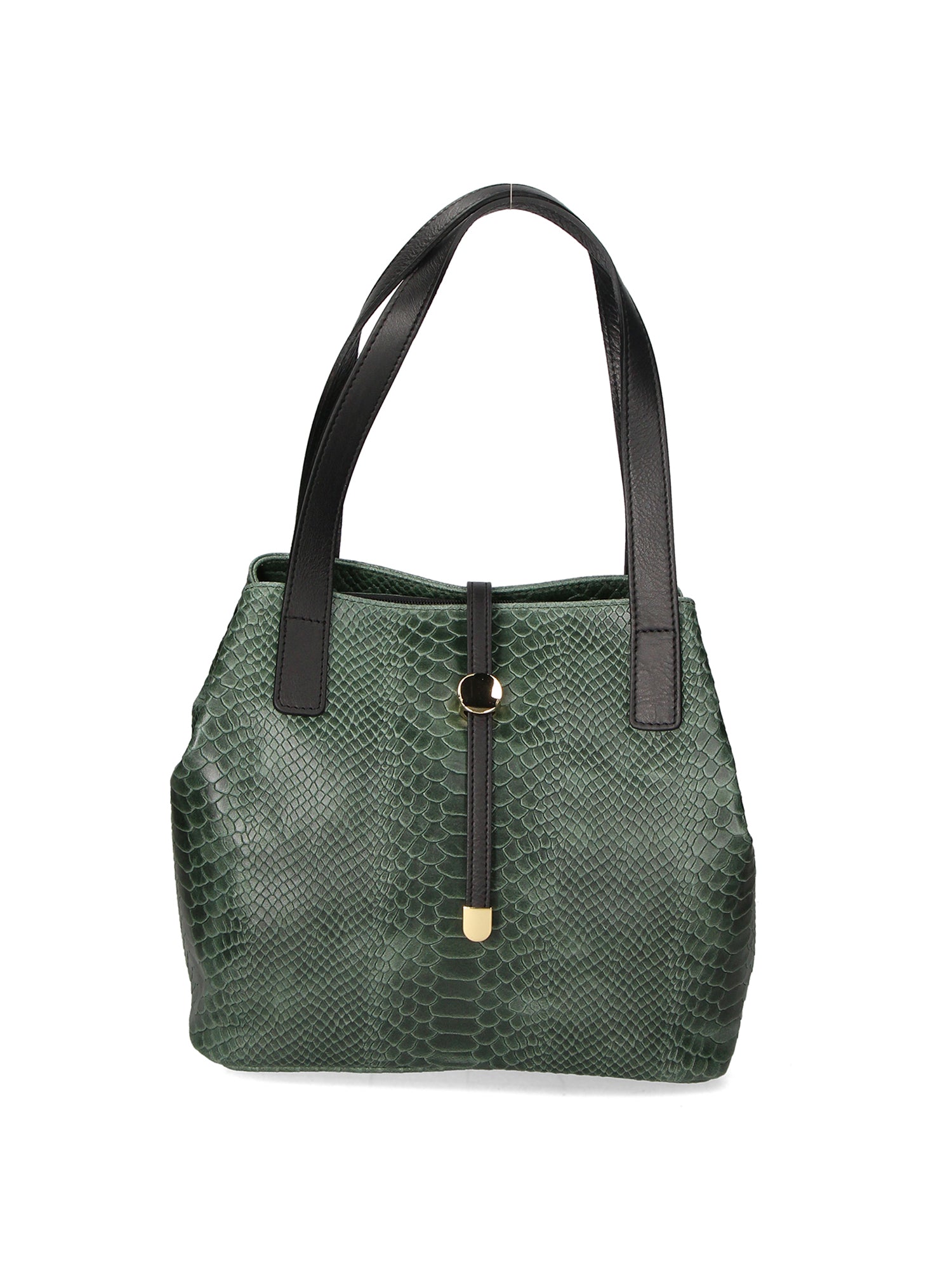 Borsa a mano da Donna in Vera Pelle | Gave Lux | GLX22527623FBG-017_VERDE_BOTTIGLIA