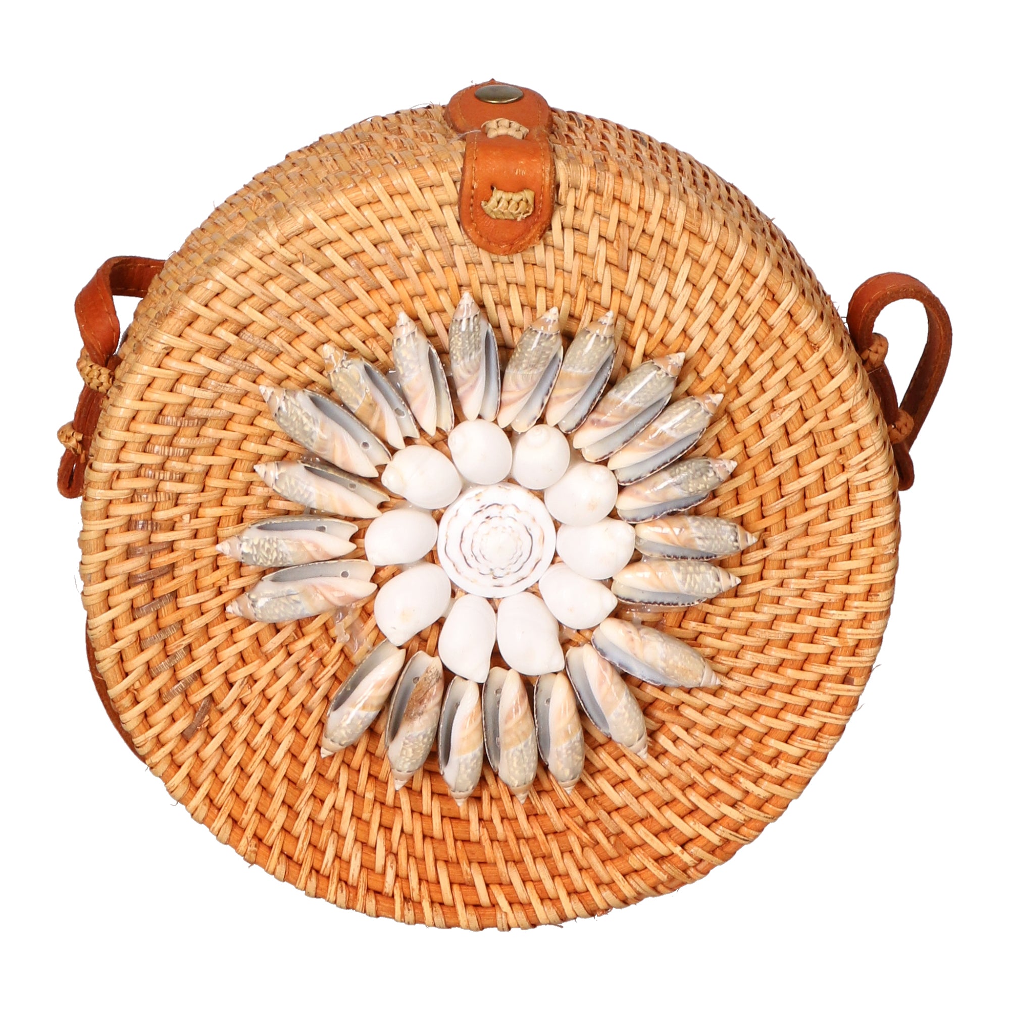 Borsa a tracolla da Donna in Paglia Intrecciata a mano | Gave Lux | GLX228812023FBG-CLARA