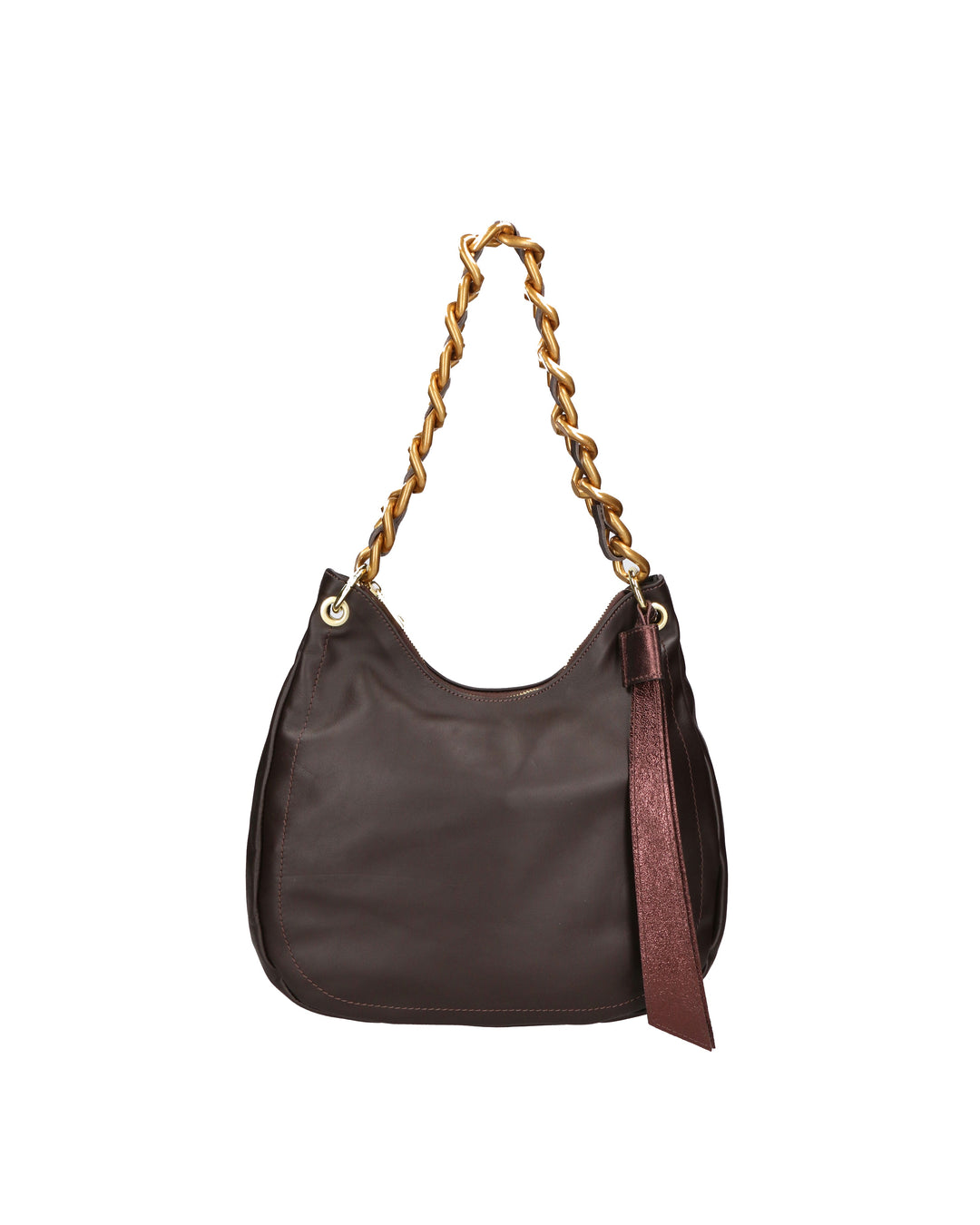 Borsa a spalla da donna In Vera pelle | Gave Lux | GLX220546223FBG-S23_T.MORO+L015_T.MORO