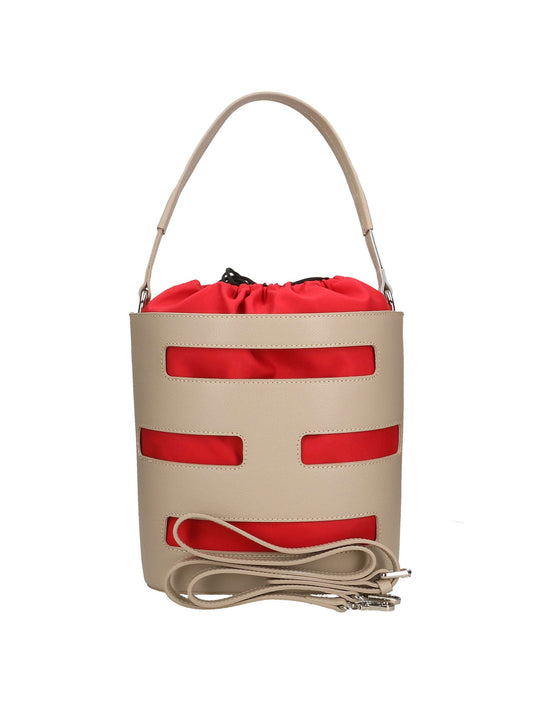 Damen-Beuteltasche aus echtem Leder