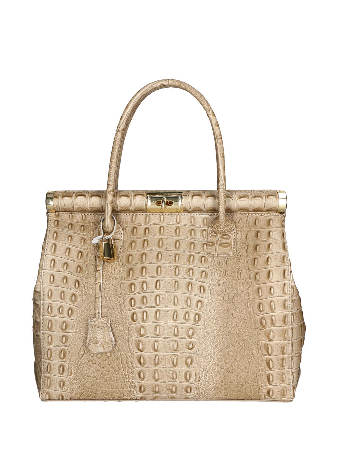 borsa a mano da Donna in Vera Pelle | Gave Lux | GLX22772723FBG-C40_TAUPE_SCURO_DARK_TAUPE