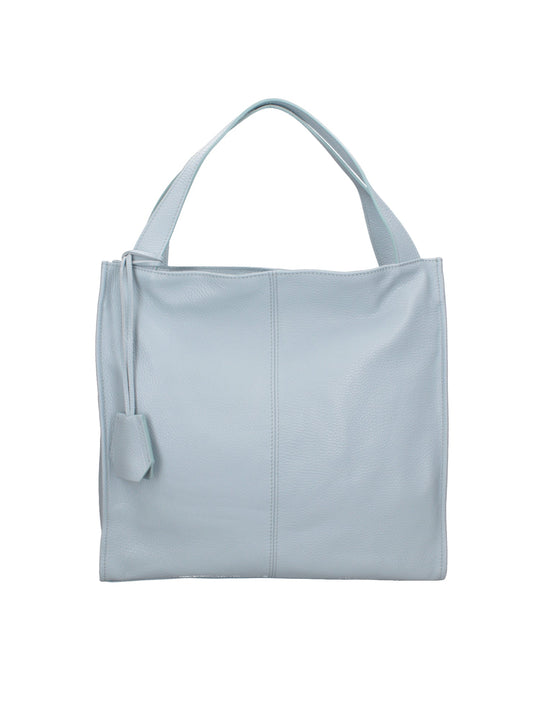 Borsa a spalla da Donna in Vera Pelle | Gave Lux | GLX22331223FBG-D92_CELESTE