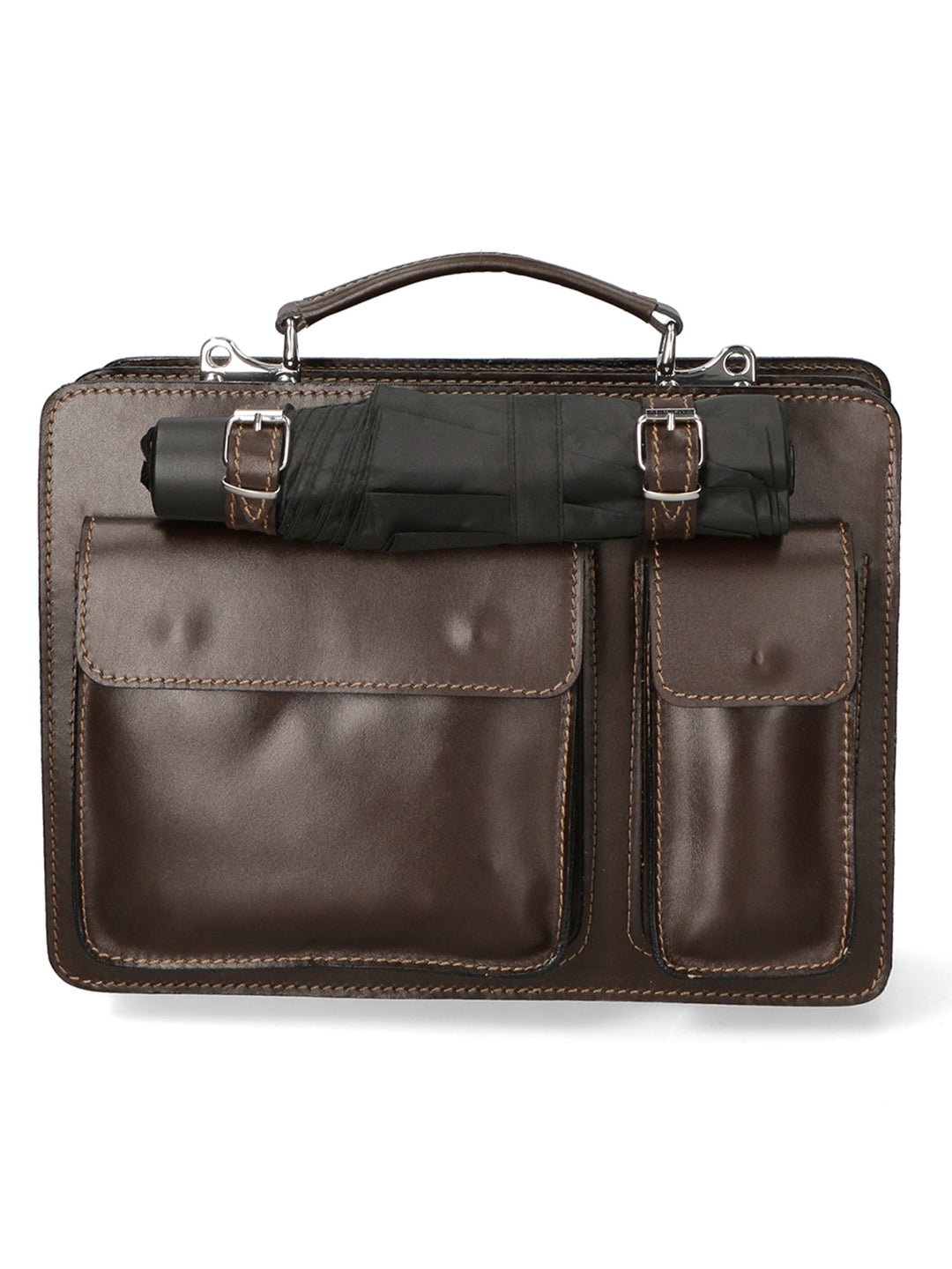 Borsa da lavoro Unisex in Vera Pelle | Gave Lux | GLX22700623FBG-T.MORO
