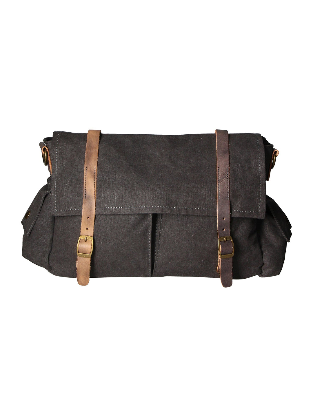 Borsa a spalla unisex in Canvas e pelle | Gave Lux | GLX22ZG301023FBG-NERO_BLACK