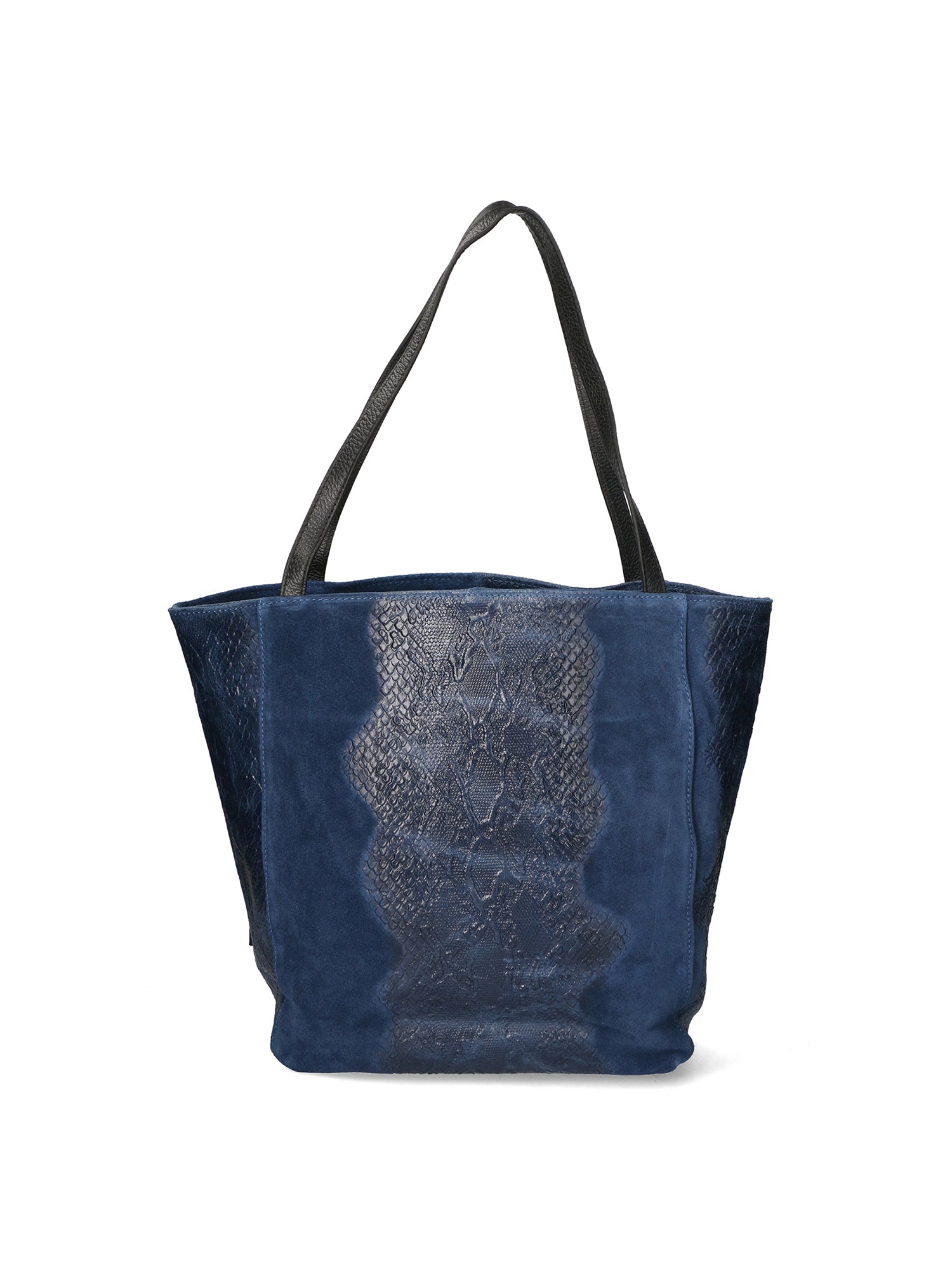 Borsa a spalla da Donna in Vera Pelle | Gave Lux | GLX228002423FBG-BLU