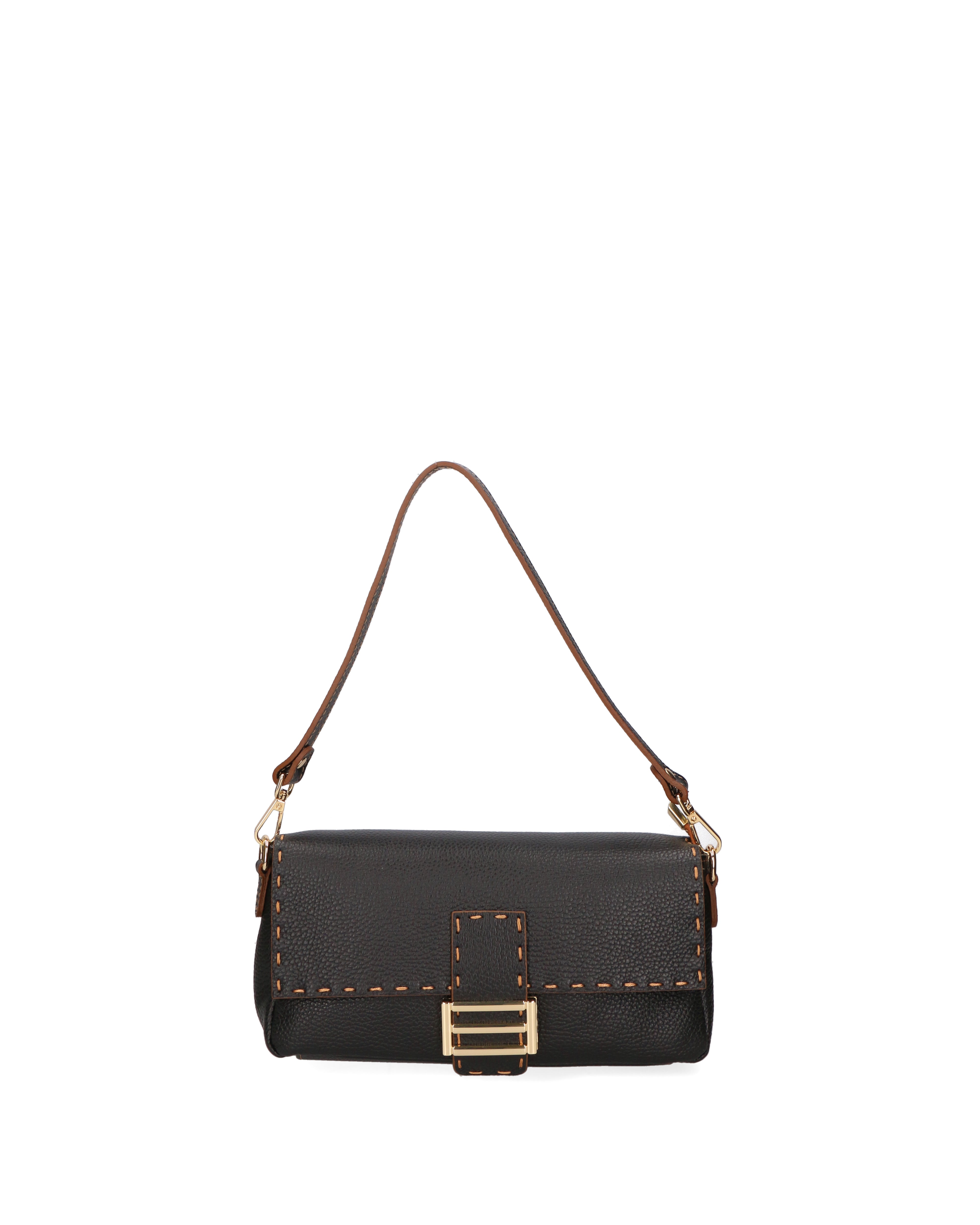 borsa a spalla da Donna in Vera Pelle | gave lux | GLX220686923FBG-D28_NERO