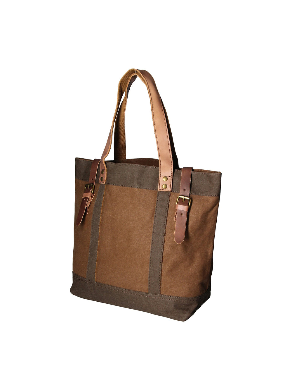 Maura Unisex-Handtasche aus Canvas und Leder