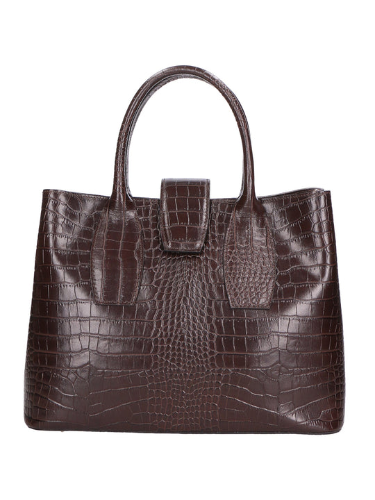 Borsa a mano da Donna in Vera Pelle | Gave Lux | GLX220654223FBG-T.MORO