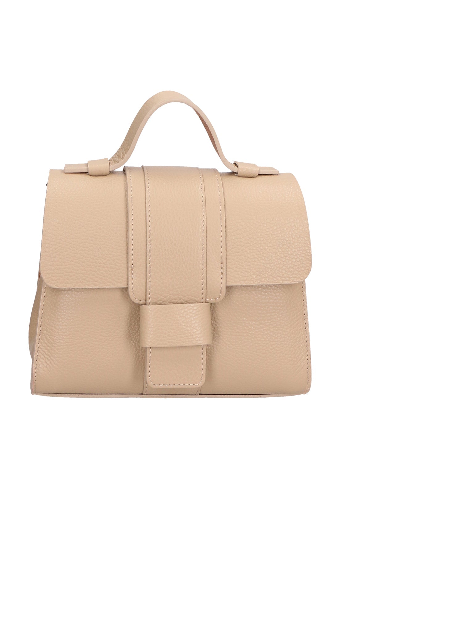 Borsa a mano da Donna in Vera Pelle | Gave Lux | GLX220592623FBG-D05_CAPPUCCINO_+_D44_CUOIO