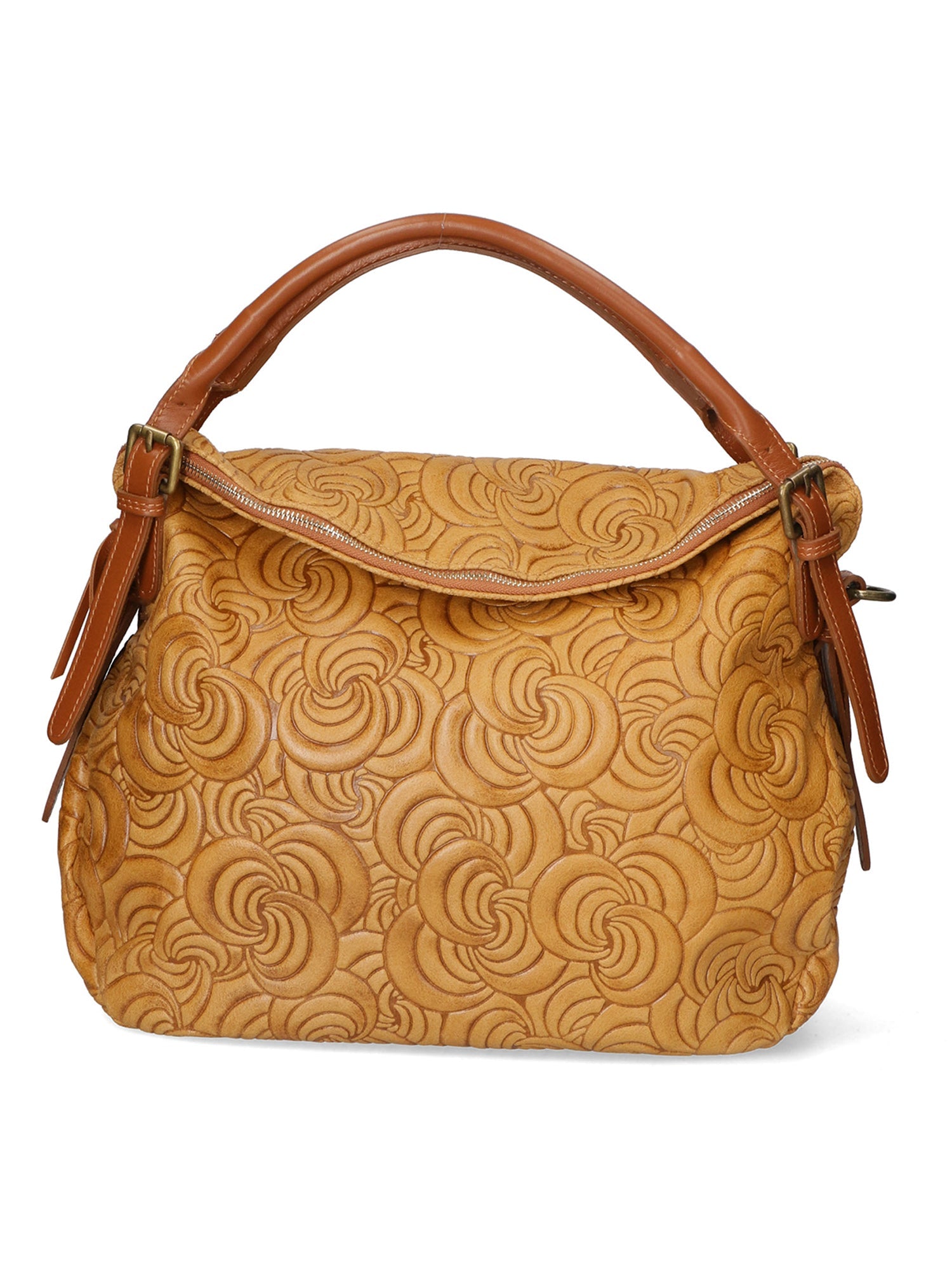 borsa a mano da Donna in Vera Pelle | Gave Lux | GLX228001423FBG-031_CUOIO_SCURO