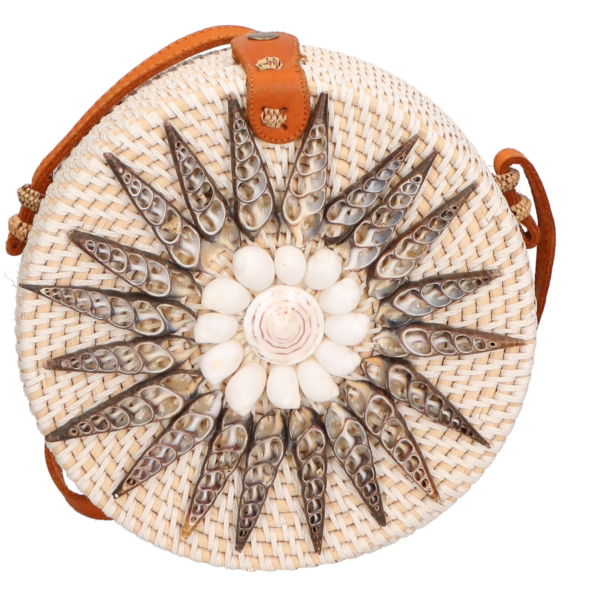 Borsa a tracolla da Donna in Paglia Intrecciata a mano | Gave Lux | GLX228812023FBG-ASSIA